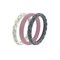 Groove Life Groove Life Serenity Unisex Round Assorted Stackable Rings Silicone Water Resistant Size 7 R9-112-07 - alternate 1